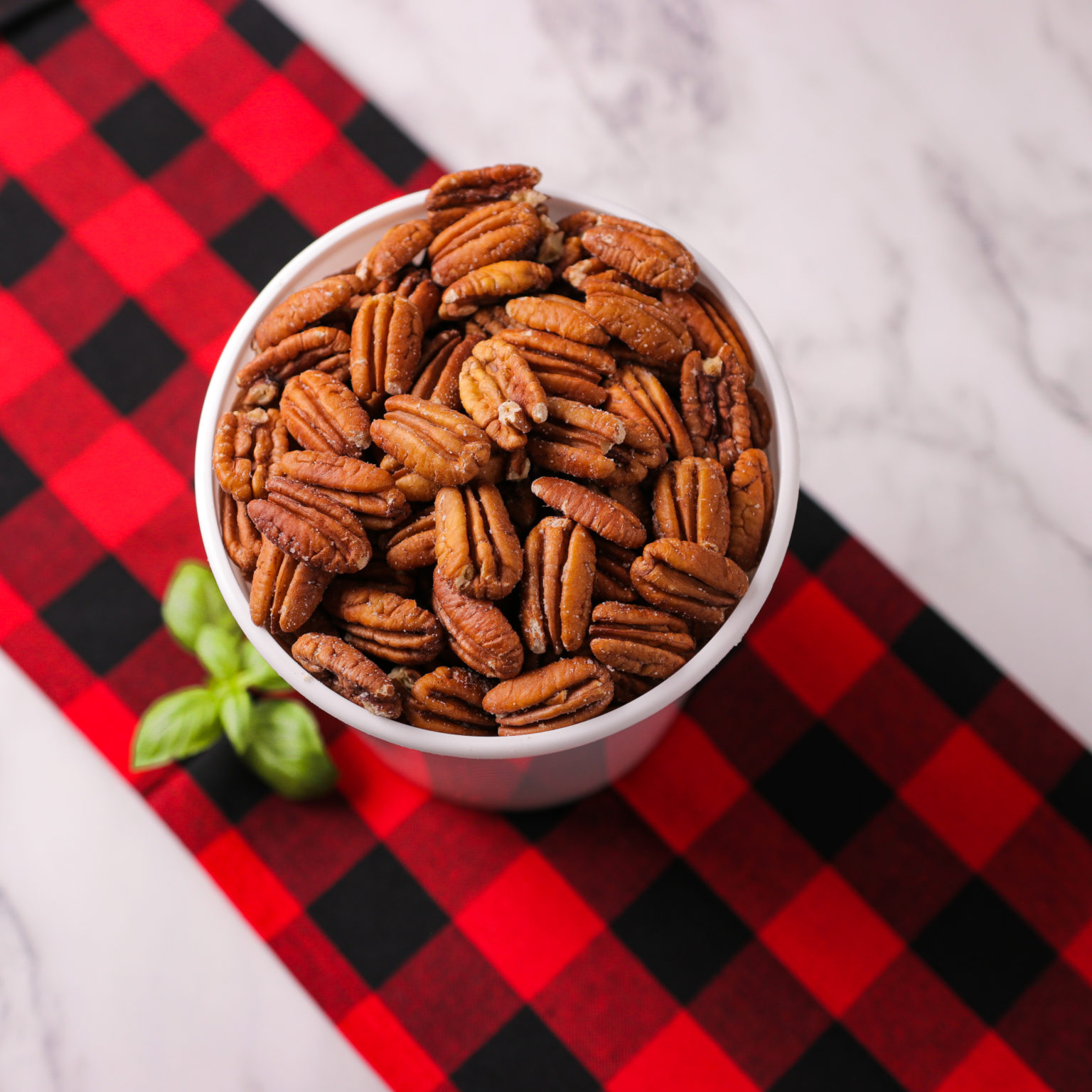 Onehalf Gallon Tub with Season's Greetings Heaton Pecan Farm