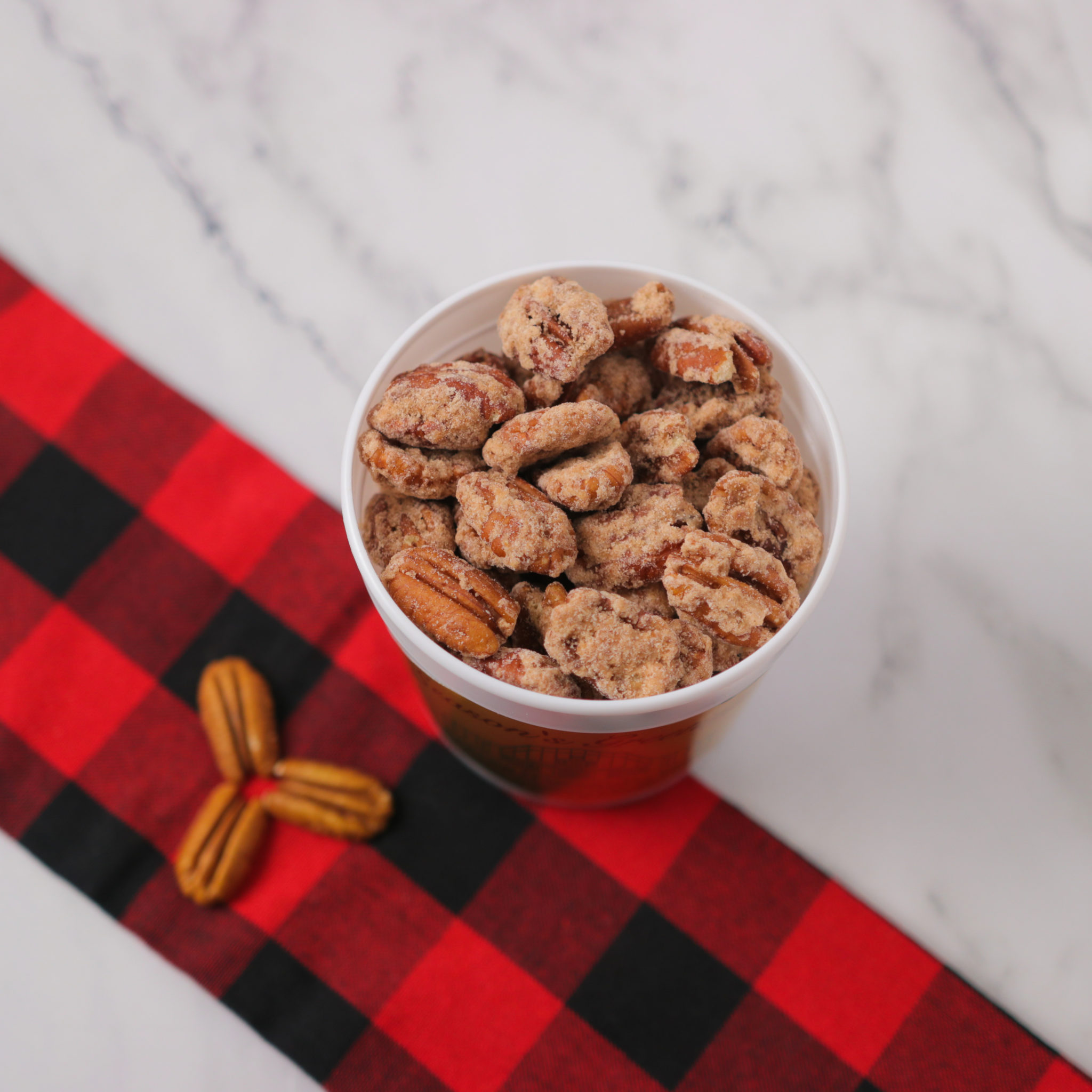 Tub with Season's Greetings Heaton Pecan Farm
